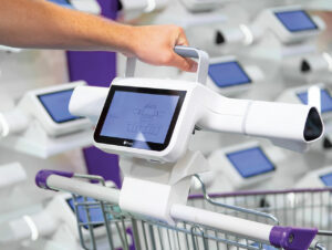 Das Clip-on-System von Shopic ist mit einer integrierten KI-Kamera ausgestattet