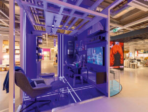 Ein digitales „Live Studio“ ersetzt den Ikea-Ballpark „Smaland“