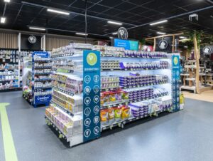 Rd. 200 qm widmet der Düsseldorfer Markt der Tiergesundheit.