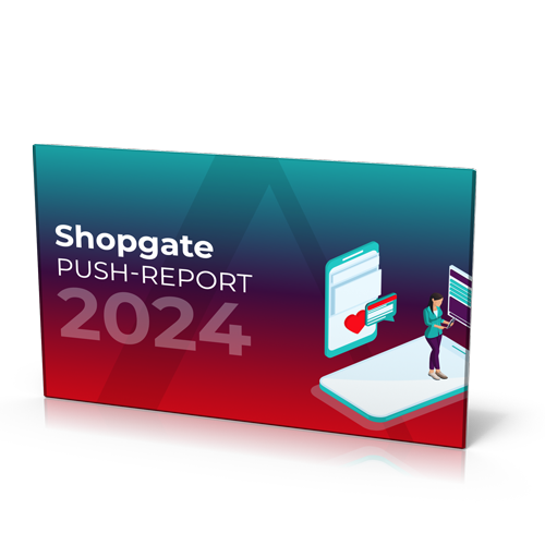 Shopgate: Push Nachrichten Studie für Shopping Apps 2024/2025