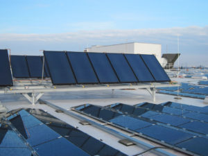 Solaranlage des Ikea-Hauses in Berlin-Lichtenberg