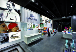 Die „Legacy Wall“ erinnert an René Lacoste