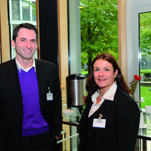 Steffen Vogelbacher (Daikin), Tanja Zilger (Gerry Weber)