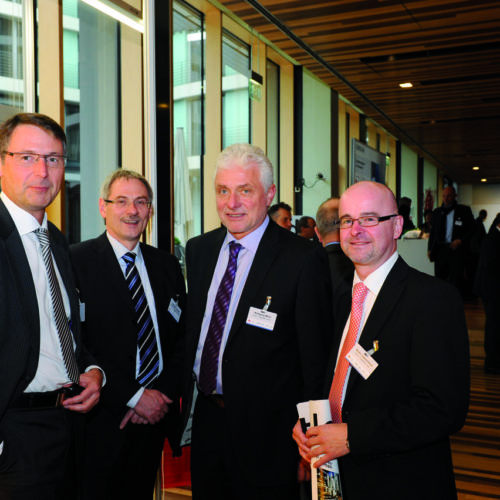 Jörg Straßburger (Epta), Joachim Gerstel (DuPont de Nemours), Wolfgang Mohr, Bodo Jawoscheck (beide Kaiser’s Tengelmann)