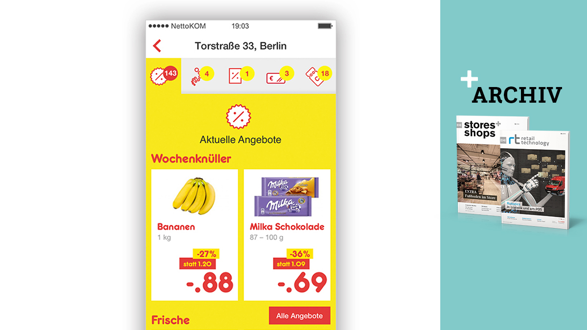 Update für Netto-App | stores+shops